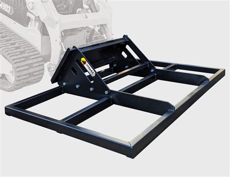 skid steer spreader bar|skid steer leveling bucket.